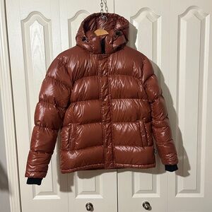 Women’s Aritzia TNA Super Puff Puffer Jacket Brown Sz. XS.